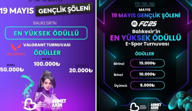 Balıkesir’de Gençlik Coşkusu Esporla Taçlanıyor: 200 Bin TL Ödüllü Turnuva Heyecanı Başlıyor